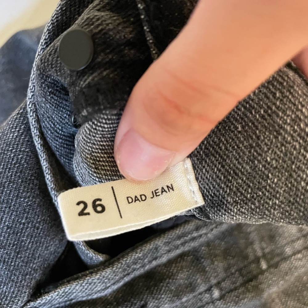 Pacsun black dad jeans